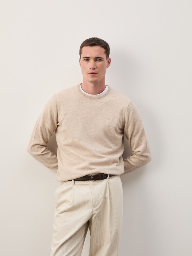 100% wool knit sweater