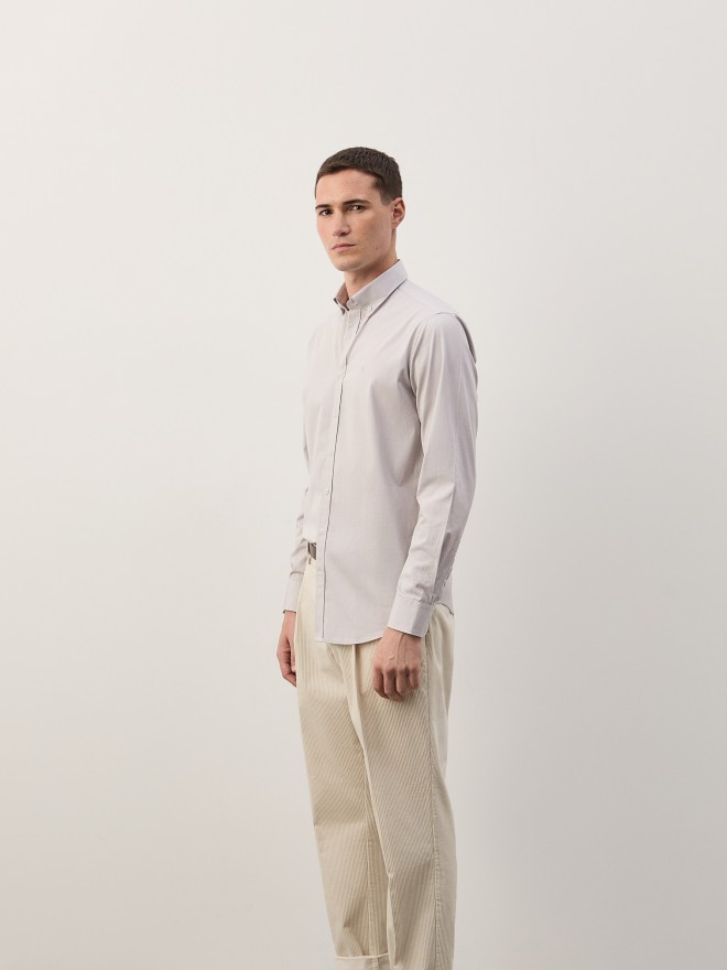 Slim fit striped shirt