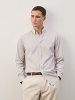 Slim fit striped shirt
