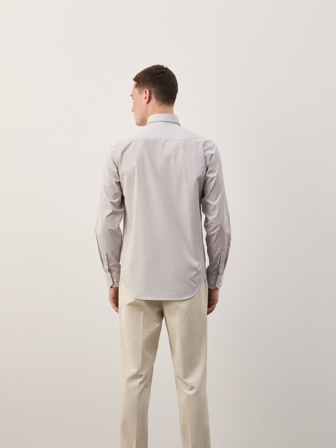 Slim fit striped shirt