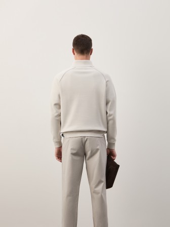 Sweater with placket Sweater with placket