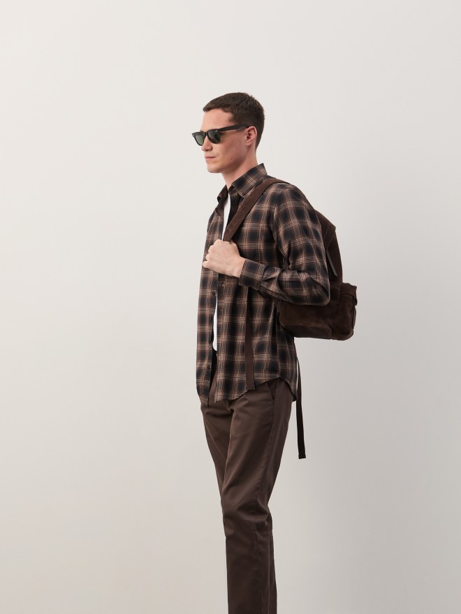 Camisa xadrez regular fit Camisa xadrez regular fit