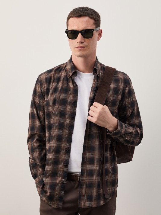Camisa xadrez regular fit