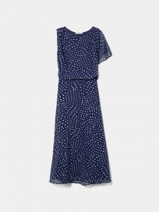Vestido midi estampado