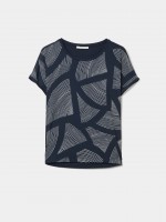 Camiseta estampada de manga corta
