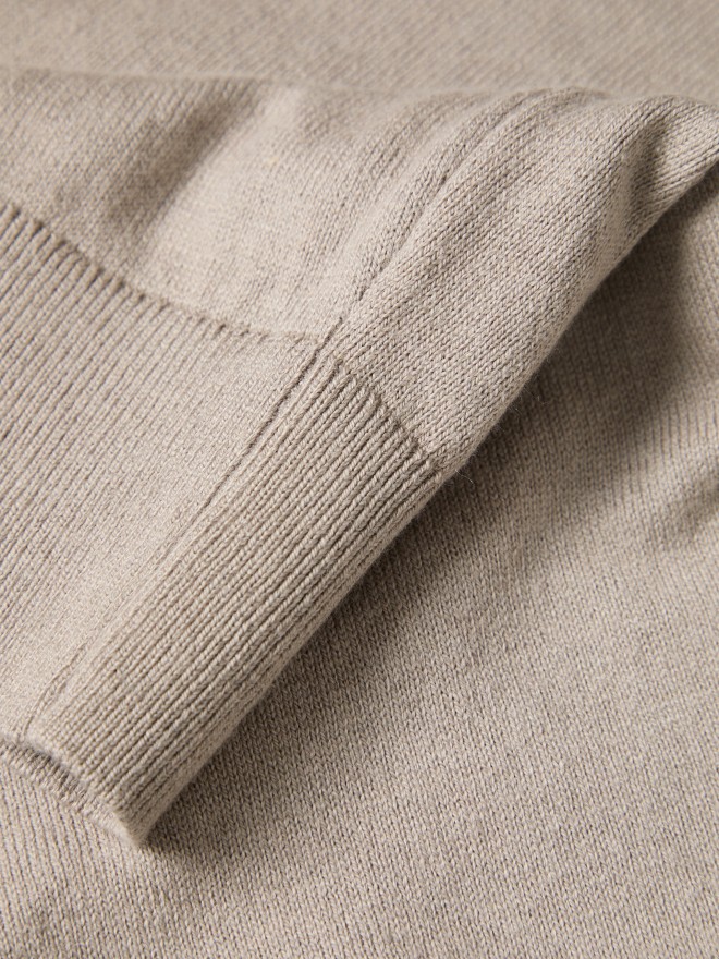 Cotton and cashmere pullover