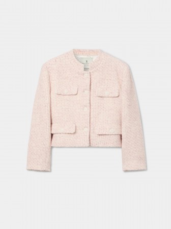 Casaco tweed curto Casaco tweed curto