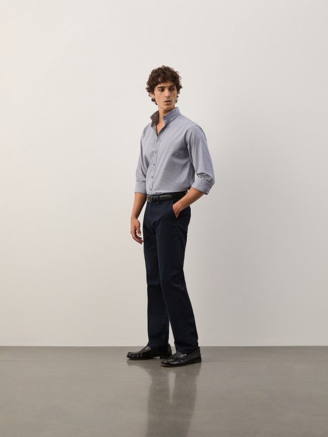 Twill chino pants