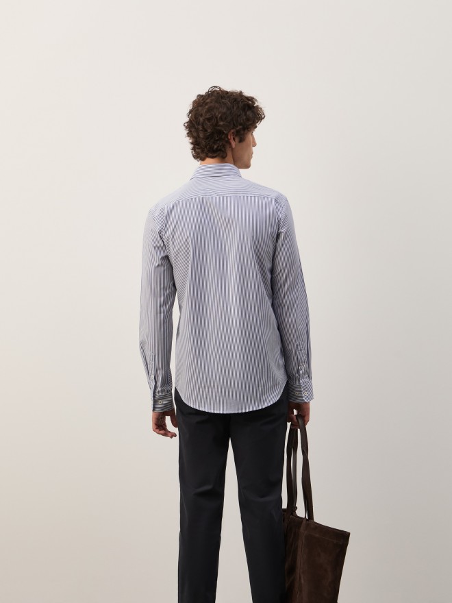 Striped cotton shirt