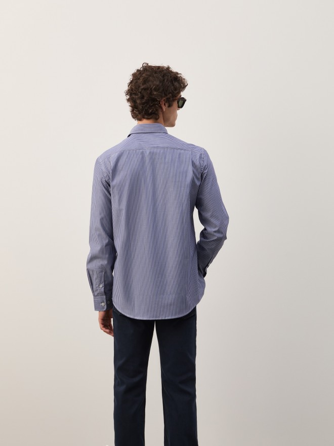 Camisa de algodón a rayas Camisa de algodón a rayas