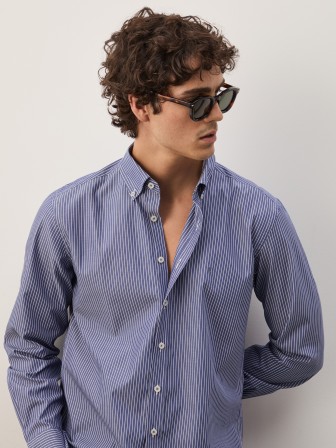 Striped cotton shirt Striped cotton shirt