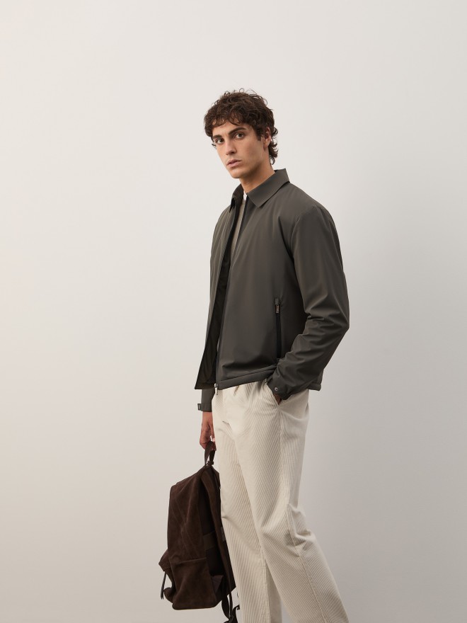Padded nylon jacket