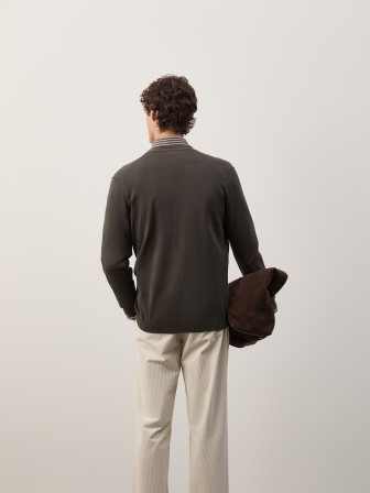 Cotton knit jacket Cotton knit jacket