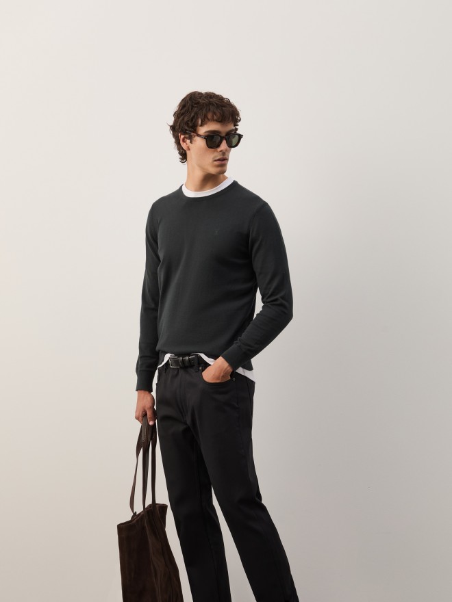 Camisola em algodão e caxemira Camisola em algodão e caxemira