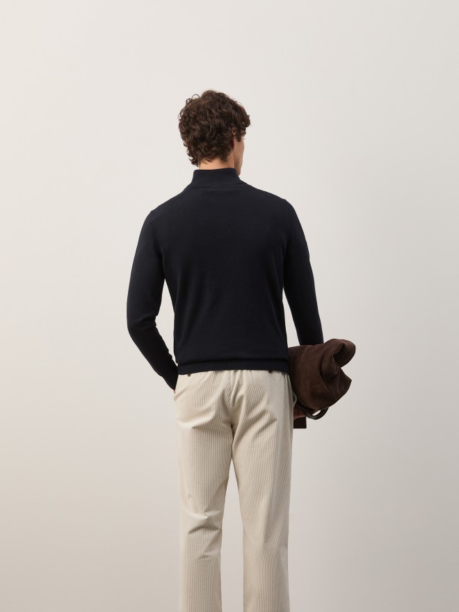 Camisola em algodão e caxemira Camisola em algodão e caxemira