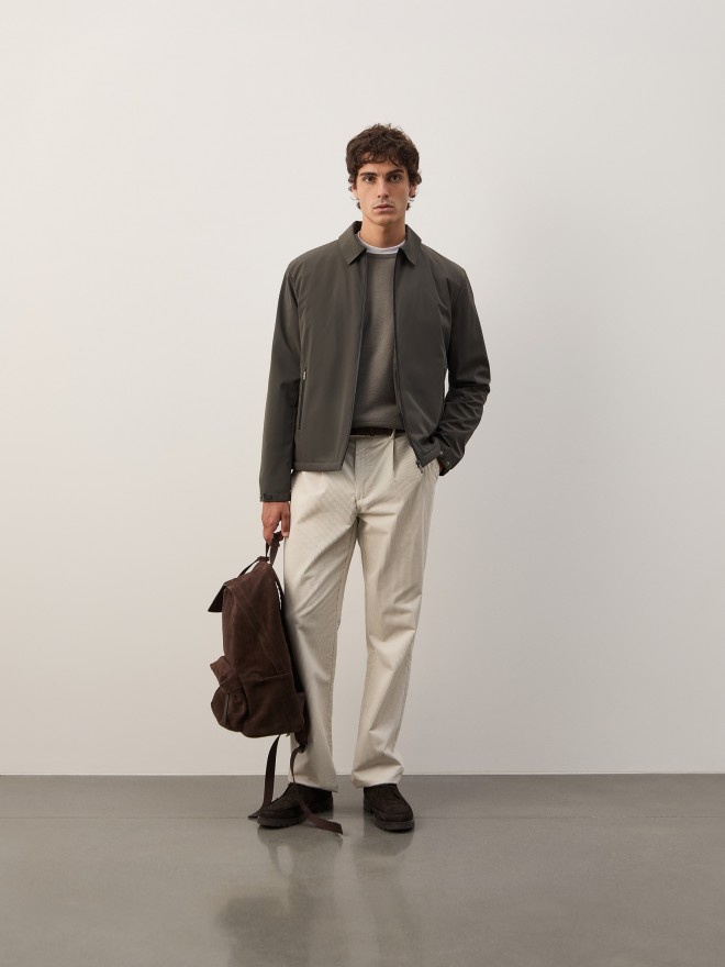Padded nylon jacket