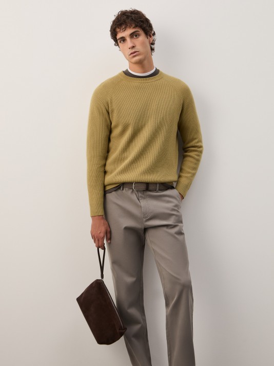 Regular fit chino trousers