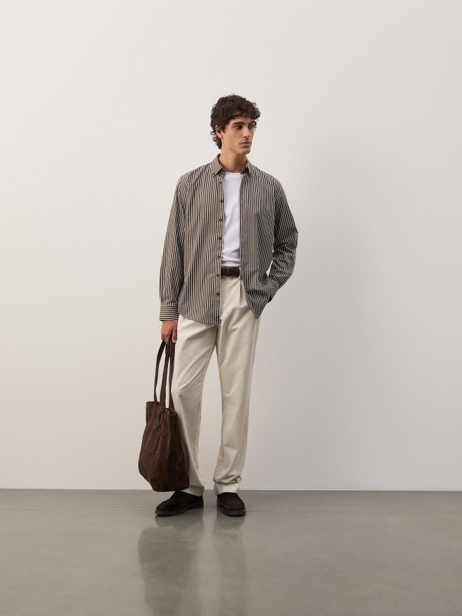 Regular fit striped shirt Regular fit striped shirt