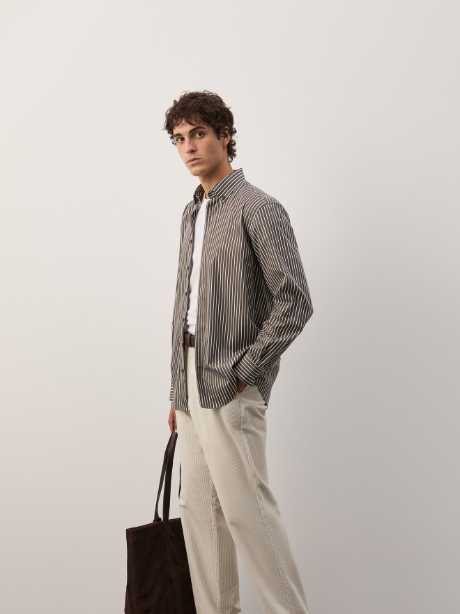Regular fit striped shirt Regular fit striped shirt