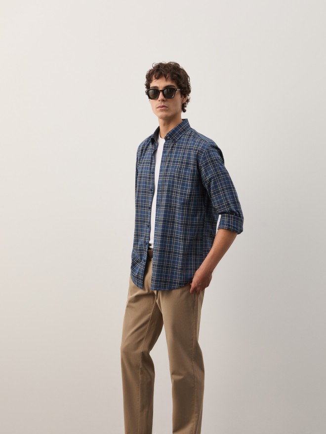 Regular fit plaid shirt Regular fit plaid shirt