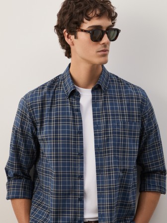 Regular fit plaid shirt Regular fit plaid shirt