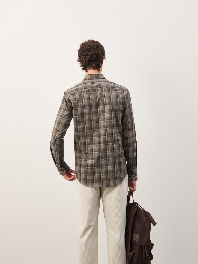 Camisa xadrez slim fit Camisa xadrez slim fit
