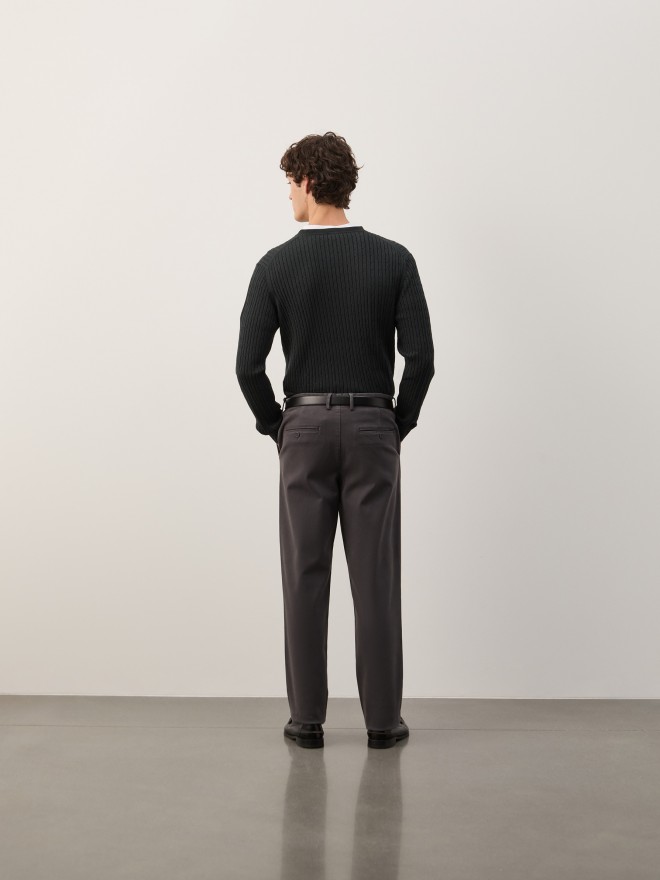 Calças chino regular fit Calças chino regular fit