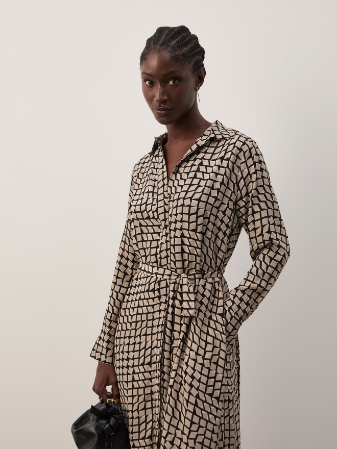 Printed shirt dress Printed shirt dress