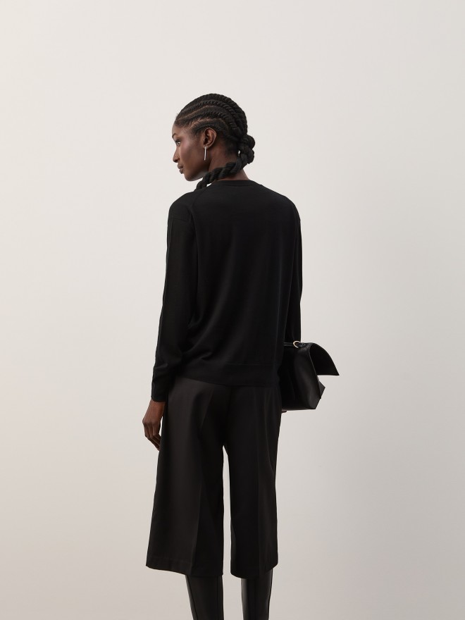 Woolen knit jacket Woolen knit jacket