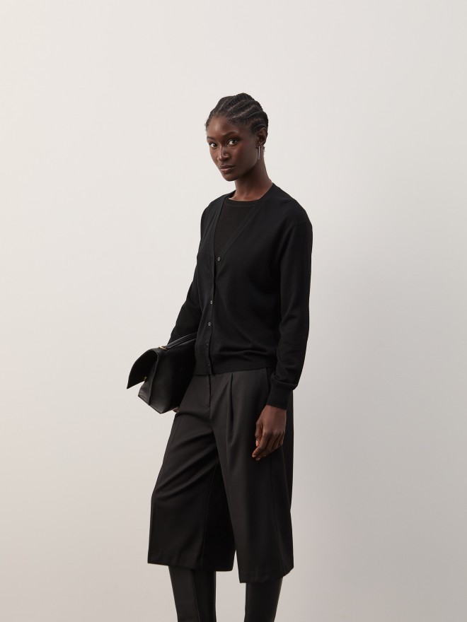 Woolen knit jacket Woolen knit jacket