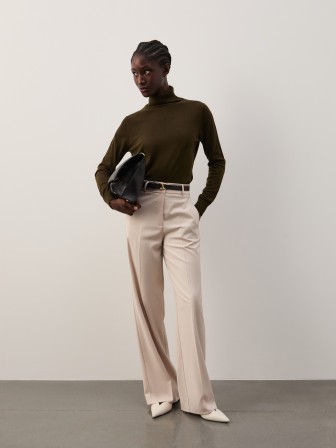 Classic creased trousers