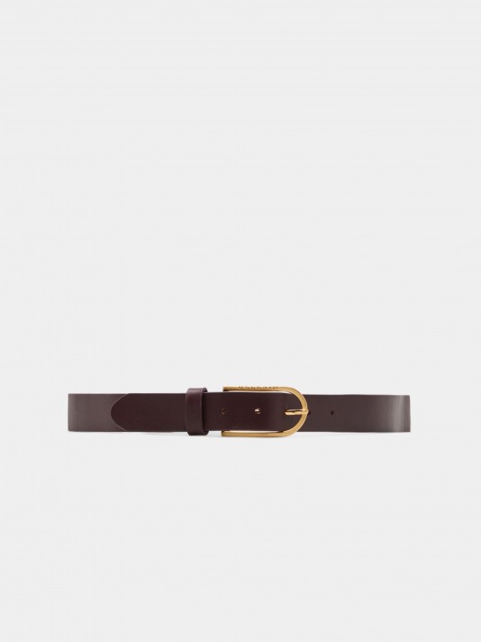 Leather belt