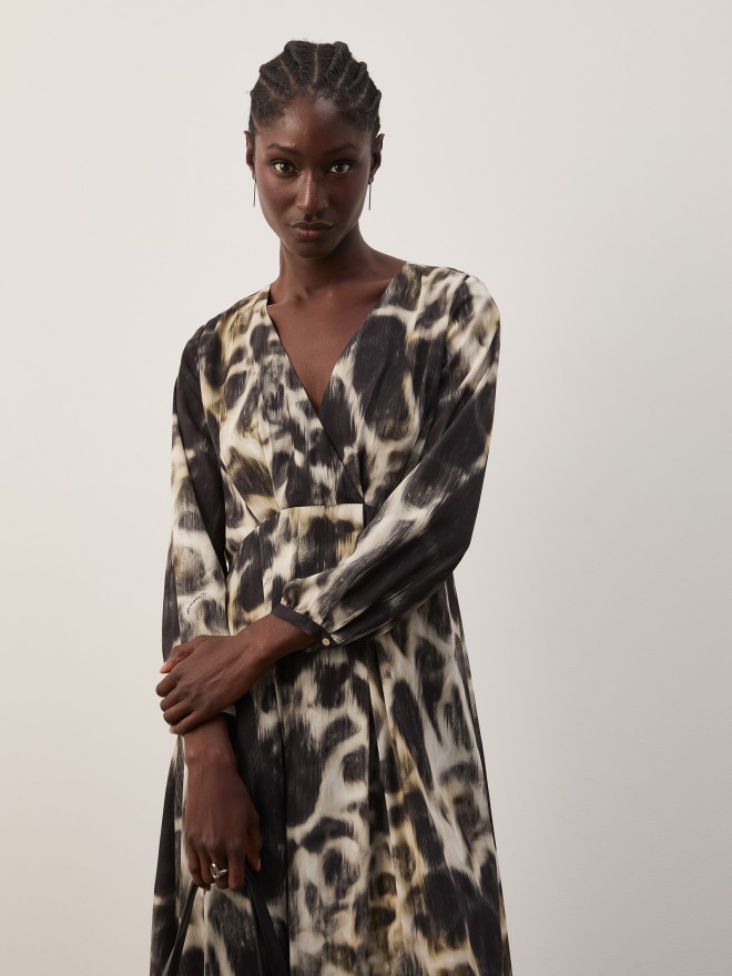 Long printed dress Long printed dress