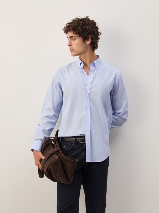 Regular fit striped shirt