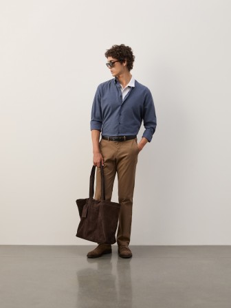 Regular fit chino trousers