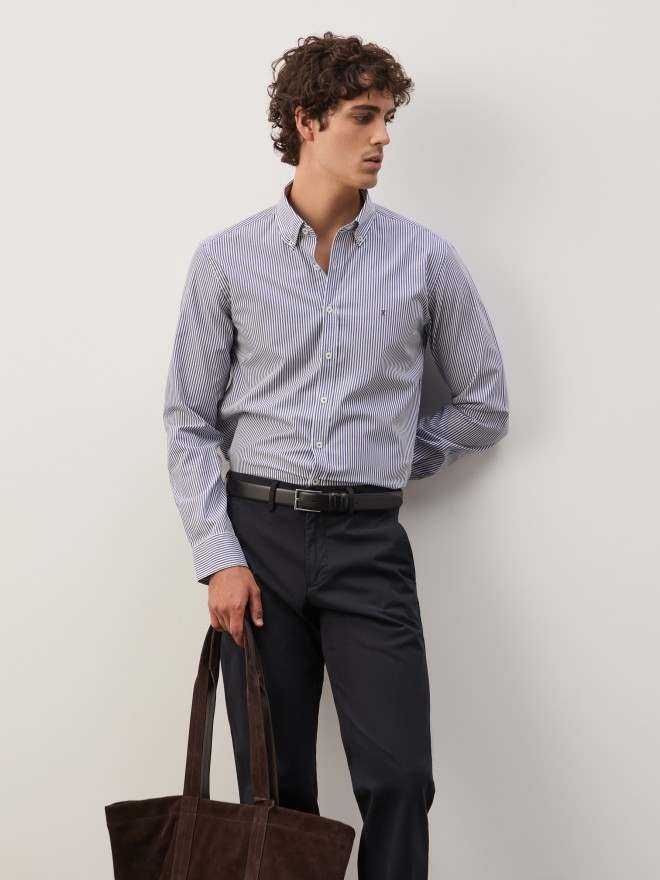 Regular fit chino trousers