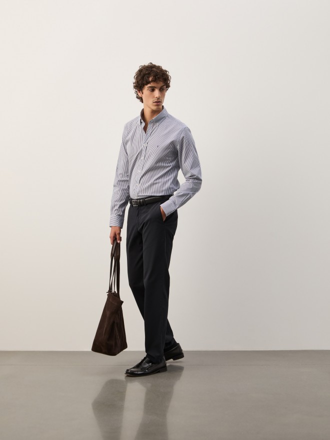 Regular fit chino trousers