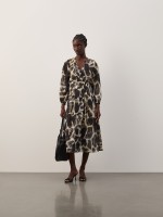 Long printed dress Long printed dress