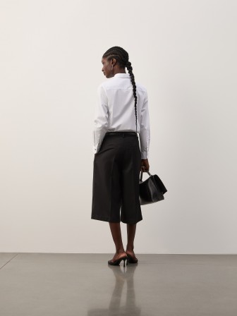 Pleated Bermuda shorts Pleated Bermuda shorts