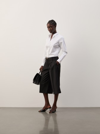 Pleated Bermuda shorts Pleated Bermuda shorts