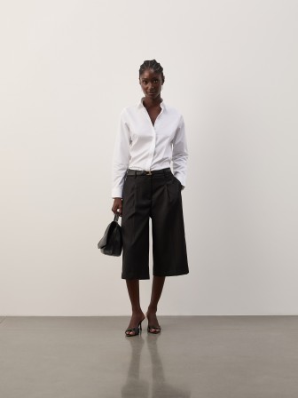 Pleated Bermuda shorts Pleated Bermuda shorts