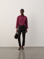 Pantalones chinos con cintura el�stica