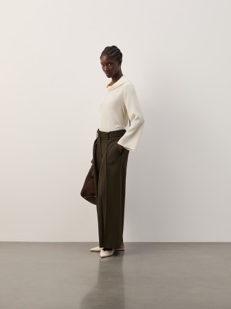 Culotte trousers with belt Culotte trousers with belt