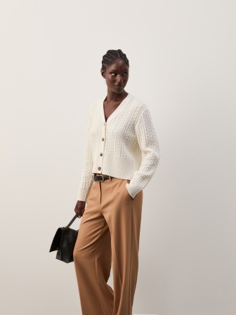 Braided knit jacket Braided knit jacket