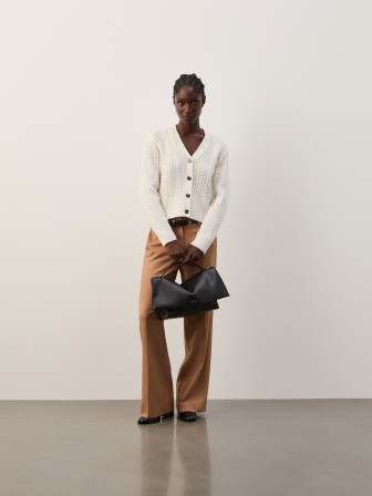 Braided knit jacket Braided knit jacket