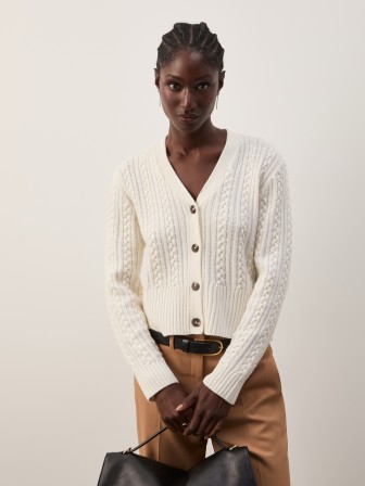 Braided knit jacket Braided knit jacket