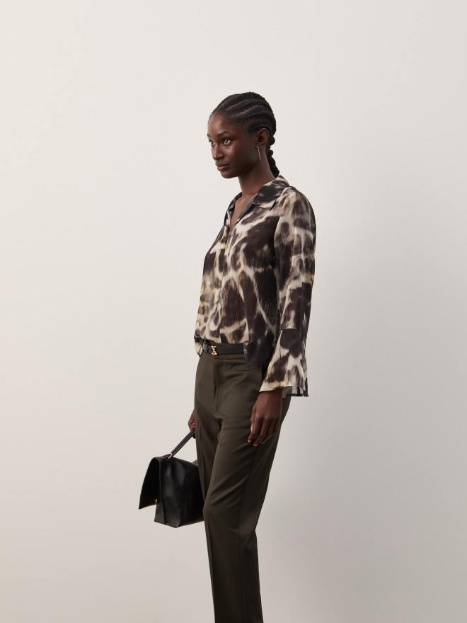 Flowy printed blouse
