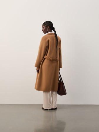 Long coat with wool Long coat with wool