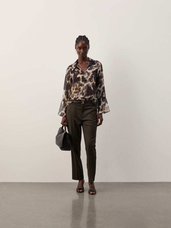 Flowy printed blouse