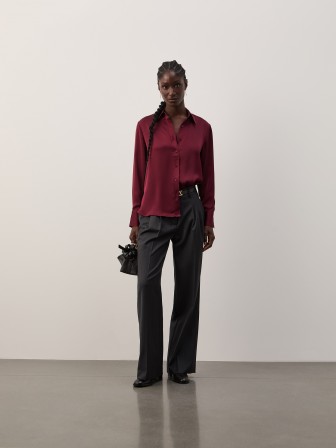 Satin fluid shirt Satin fluid shirt